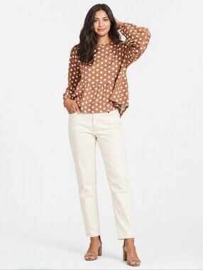 - Jillian Harris Joe Fresh | Plus Peplum Top NEW